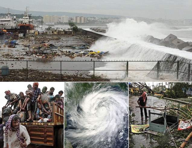 17 Tewas, Jutaan Warga India Mengungsi Dihantam Badai Siklon